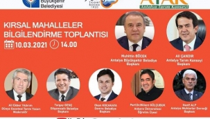 Kırsal Mahalleler bilgilendirilecek.