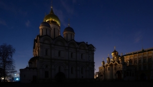 Kremlin'in ışıkları iklim değişikliği için 1 saatliğine kapatıldı