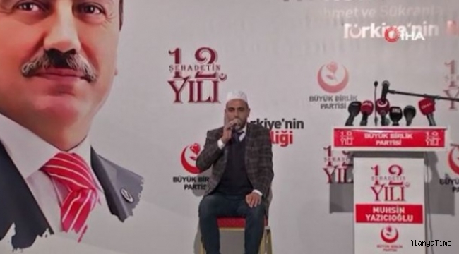 Muhsin Yazıcıoğlu ölümünün 12. yılında düzenlenen programla anıldı