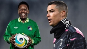 Pele, Ronaldo'nun kendisine ait gol rekorunu kırdığını kabul etti: 'Sana çok hayranım'
