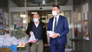 ŞAHİN VE ÜRKMEZER'DEN KANDİL SİMİDİ İKRAMI