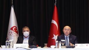  TFF, UEFA ve Kulüpler Birliği ile Avrupa Kulüp müsabakaları değerlendirme toplantısı yaptı