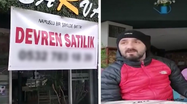 Trabzonlu esnaftan 'Namuslu bir şekilde battık' pankartı