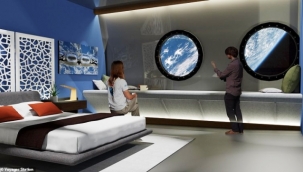 Uzaydaki ilk otel açılıyor! Otel aynı anda 400 kişiyi ağırlayacak.