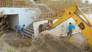 ALANYA BELEDİYESİ ALT GEÇİTLERİN TEMİZLİĞİNE HIZ VERDİ