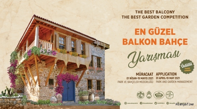 ALANYA BELEDİYESİ EN GÜZEL BALKON BAHÇEYİ SEÇİYOR