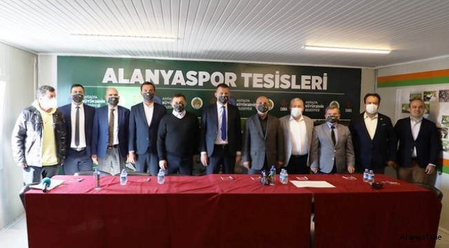 Alanyaspor'un Yeni tesis projesinin sunumu yapıldı.