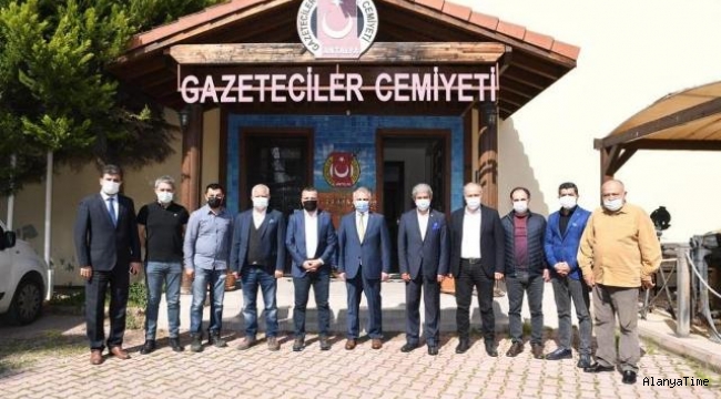 Antalya Vali'si Ersin Yazıcı: " Gazeteciler Antalya'nın tanıtılmasında büyük rol oynuyor"