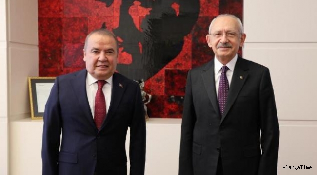 Başkan Böcek CHP Genel Başkanı Kılıçdaroğlu'na projelerini anlattı