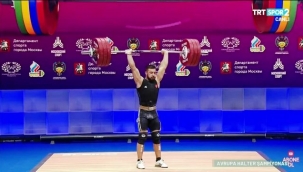 Daniyar Ismailov, Avrupa Halter Şampiyonası'nda altın madalyayı rekorla kazandı