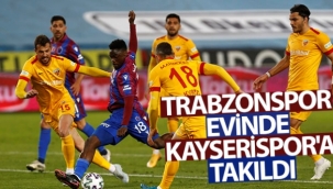 Süper Lig: Trabzonspor: 1 - 1 Hes Kablo Kayserispor