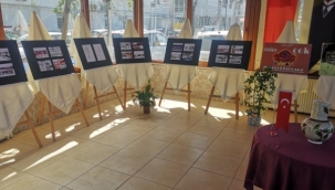 Yeteneğiyle herkesi şaşırtan otizmli Ali Kerem resim sergisi açtı