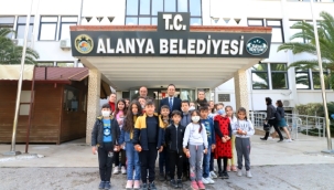 ALANYA BELEDİYESİ MİNİK ÖĞRENCİLERİ AĞIRLADI