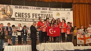 Avrupa Okullar Satranç Şampiyonası'nda zirve Türkiye'nin: Sporcular 16 madalya ile geri döndü