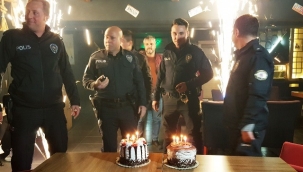 'Bıçaklı kavga var' diye çağrılan polislere pasta sürprizi