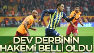 Dev derbinin hakemi belli oldu