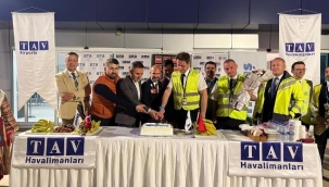 ESTONYA'DAN GELEN TURİST KAFİLESİNE COŞKULU KARŞILAMA