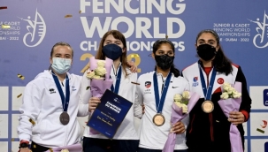 Gençler ve Yıldızlar Dünya Eskrim Şampiyonası'nda tarihi başarı
