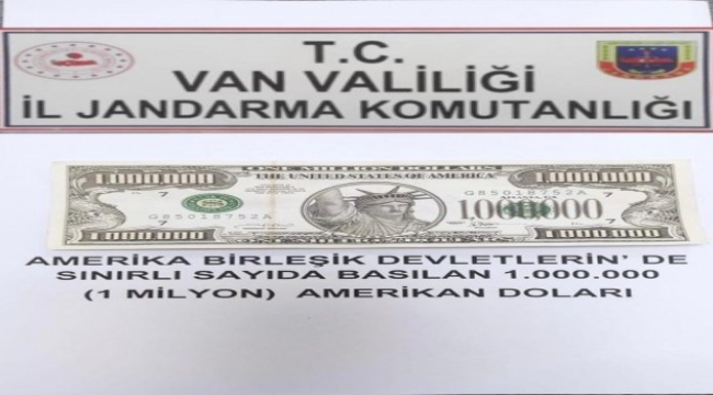 Gürpınar'da 1 milyon dolarlık banknot ele geçirildi