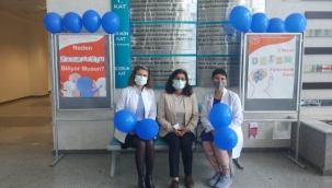 HASTANEDE OTİZM FARKINDALIK ETKİNLİĞİ DÜZENLENDİ. 