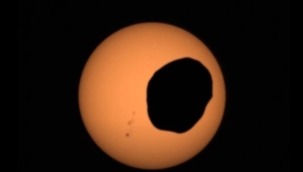 NASA, Mars'taki Güneş tutulmasını görüntüledi