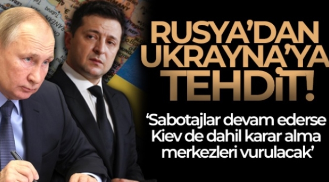 Rusya'dan Ukrayna'ya tehdit