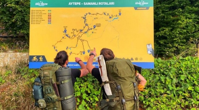 Türkiye'nin en uzun doğa turizmi parkurları Kocaeli'de