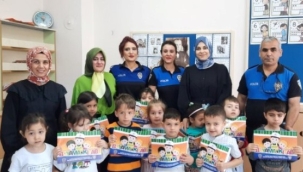 Alanya İlçe Emniyet Müdürlüğü  5 ve 6 yaş grubundaki anaokulu öğrencilerine Polis Mesleğini tanıttı.