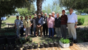 Alzheimer yakınları biber ve fesleğen dikti