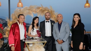 Aytemiz Alanyaspor Güvenlik Sorumlusu Nebil Çaba dünyaevine girdi