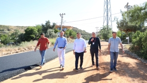 BAŞKAN YÜCEL, KONAKLI VE TOSLAK MAHALLESİ'NDEKİ ASFALT ÇALIŞMALARINI İNCELEDİ