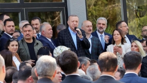 Cumhurbaşkanı Erdoğan Çatalca'da vatandaşlara hitap etti