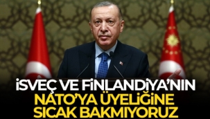 Cumhurbaşkanı Erdoğan: 'İsveç ve Finlandiya'nın NATO'ya üyeliğine olumlu bakmıyoruz'