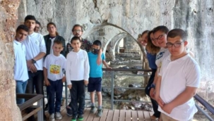 ENGELLİ BİREYLERE ALANYA BELEDİYESİ TARAFINDAN "TARİH" ANLATILDI