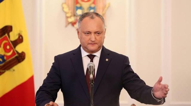 Eski Moldova Cumhurbaşkanı Dodon 'vatana ihanetten' gözaltında