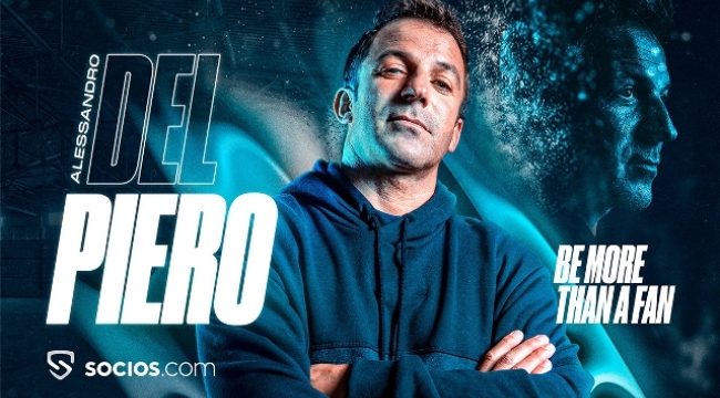 İtalyan efsanesi Del Piero, Socios.com'un yeni reklam yıldızı olarak sahalara döndü