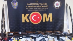 Kastamonu'da 'kaçak silah' operasyonu: 20 gözaltı