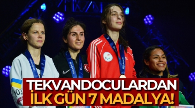 Milli taekwondoculardan Avrupa Şampiyonası'na muhteşem başlangıç