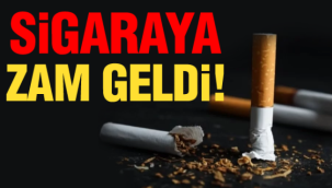 Sigaraya zam geldi