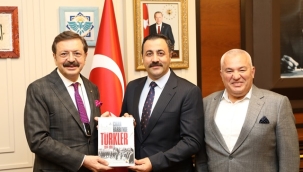 TOBB BAŞKANI HİSARCIKLIOĞLU'NDAN ALKÜ'YE ZİYARET