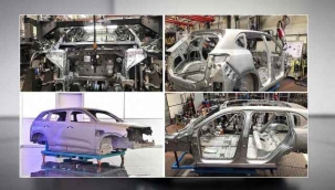 Togg'un ilk C-SUV gövdesi Gemlik tesislerindeki robot hatlarda üretildi