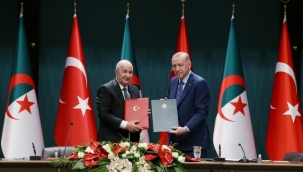 Türkiye-Cezayir arasında 15 anlaşma, bir ortak bildiri imzalandı