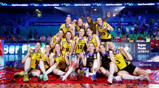 VakıfBank Kadın Voleybol Takımı 5. kez Avrupa şampiyonu oldu