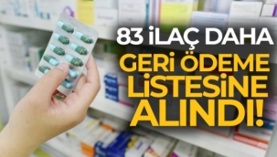 83 ilaç daha geri ödeme listesine alındı