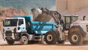 ALANYA BELEDİYESİ MADEN KALKER OCAĞI'NDA ÜRETİM 2 KATINA YÜKSELDİ