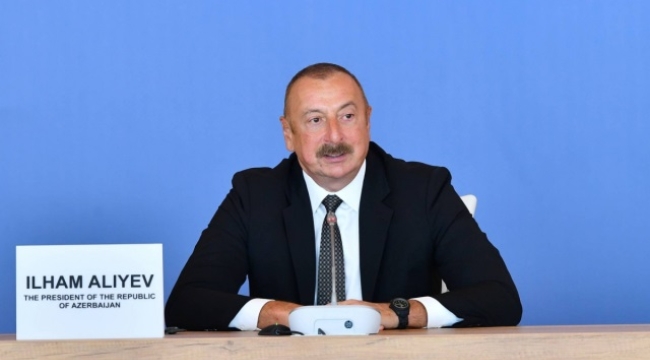 Aliyev: "Ermenistan tarafından Dağlık Karabağ'ın statüsü hakkında sözler duymaya başladık"
