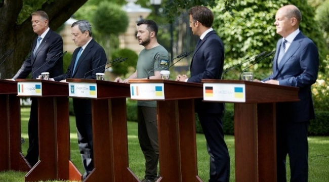 Avrupalı liderlerden Ukrayna'nın AB üyeliğine destek