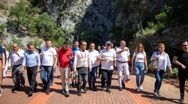 BAŞKAN YÜCEL:"SAPADERE KANYONUNA YILLIK 2 MİLYON ZİYARETÇİ HEDEFLİYORUZ"