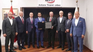 BİRLEŞİK ARAP EMİRLİKLERİ BÜYÜKELÇİSİ AL DHAHERİ, ATO BAŞKANI BARAN'I ZİYARET ETTİ...