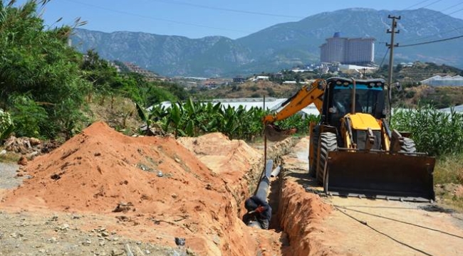 Büyükşehir'den Alanya'da  34 milyonluk alt yapı çalışması